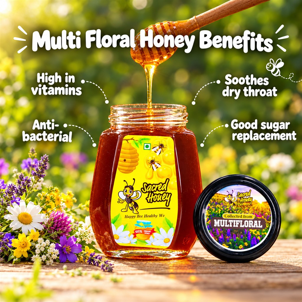Multi Floral Honey - benefits