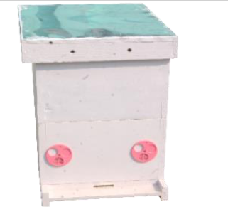 [H-WSF05] A.M Beehive with super (With Finger joint) 22mm thick Colour painted