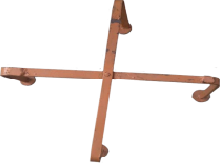 [HS-21-2] A.M Bee hive Iron Stand X type Folding .9kg-1 kg