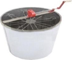 [HE8-F08-202] Honey Extractor 8 Frame (Stainless Steel) (Full SS 202)