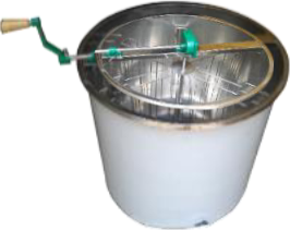 [HE4-F04-202] Honey Extractor 4 Frame (Stainless Steel) (Full SS 202)