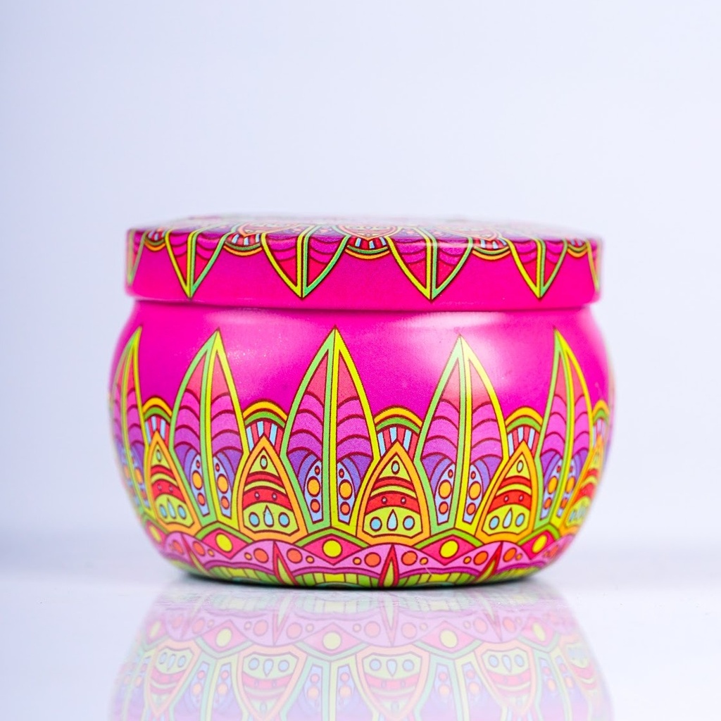 Candle - Decorative Tin